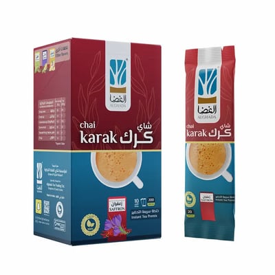 شاي كرك الغضا زعفران 10 اظرف