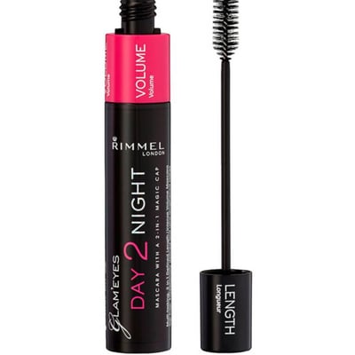 مسكارا ريميل لندن داي تو نايت فائقة النعومة لون أسود (Rimmel London) - 9.5 مل 