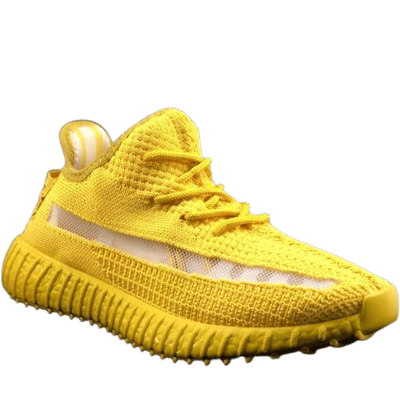 حذاء رياضي نسائي أصفر بتصميم ييزيYEEZY DESIGN