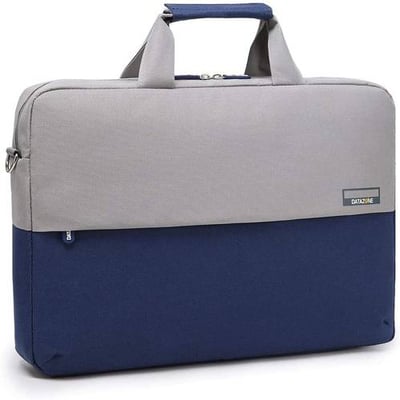 حقيبة لابتوب على الكتف، حقيبة يد لحفظ الحاسوب المحمول من داتا زون اللون ازرق