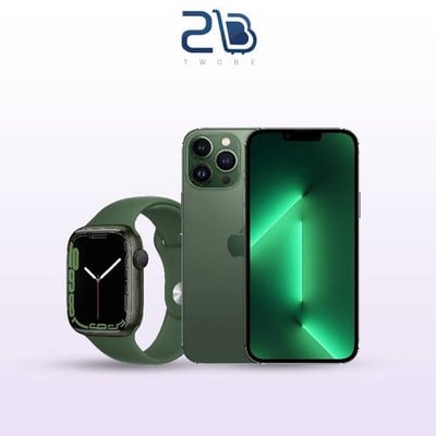 بكيج أبل (جوال ايفون 13 برو (256 جيجا) + ساعة أبل الإصدار السابع مقاس 41 