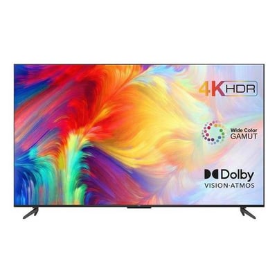 شاشة امبيكس (55 بوصة)  LED سمارت 4K ودقة فائقة الوضوح   GLORIA - أسود