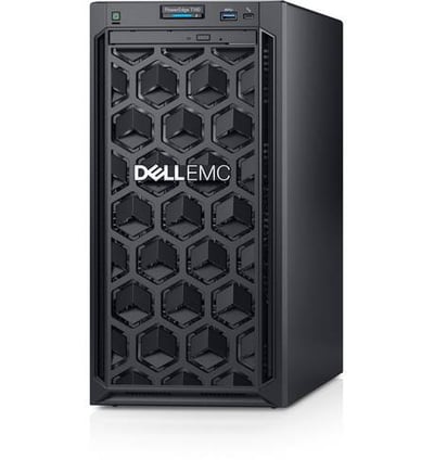 Dell PowerEdge Server T140 Intel Xeon E-2124 Processor 3.3 GHz 8M Cache, 8GB Ram, 2TB SATA , No RAID with Embedded SATA, DVD+/-RW ROM, iDrac9, Dos , Black