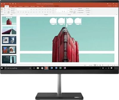 مكتبي لينوفو الكل في واحد V50a انتل كور اي 7-10700T, الرامات 8 جيجابايت, سعة التخزين 512 جيجا اس اس دي, كرت الشاشة انتل يو اتش دي, الشاشة 23.8 بوصة فل اتش دي, دوس, أسود