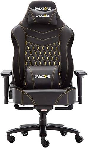 كرسي ألعاب من داتا زون بتصميم مريح مع مقعد واسع ودعامة سميكة مبطنة،كرسي للمكاتب أيضا مع إمكانية إمالته 180 درجة, أسود