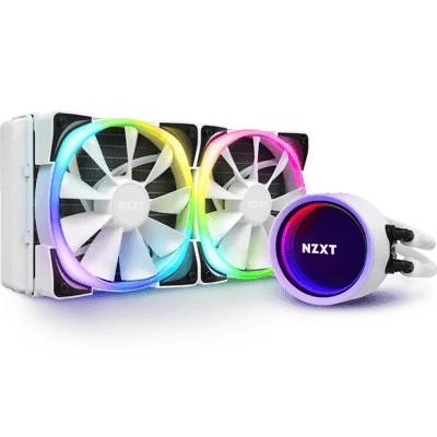 مبرد أبيض NZXT Kraken X53 RGB 240mm - RL-KRX53-RW - AIO RGB CPU Liquid Cooler