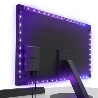 إضاءة إضاءة NZXT HUE 2 RGB Ambient Lighting Kit - for Screen Size 27" to 35"