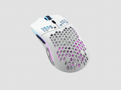  ماوس قلوريس Mouse Glorious Model O Wireless - Matte White 