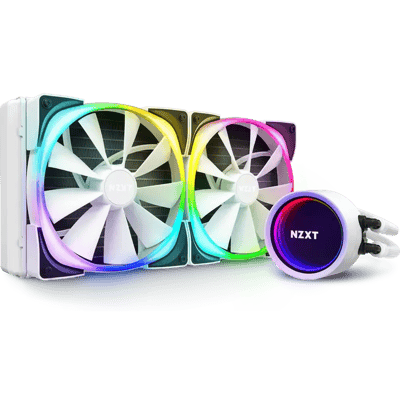 مبرد أبيض  NZXT Kraken X63 RGB 280mm - RL-KRX63-RW - AIO RGB CPU Liquid Cooler 