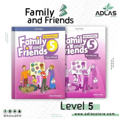  Family and Friends Class Book &amp; Workbook Level 5