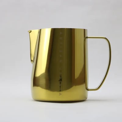 Plated Gold Artisan Barista 600ml Milk Jug-ابريق تبخير