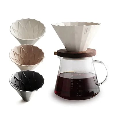 التحضير طقم - A27 Dripper Set 02 (4 Cups)-HOLZKLOTZ