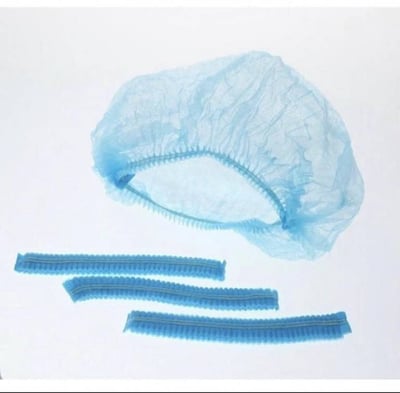 طاقيه شعر ازرق ( 100pcs*10bags )