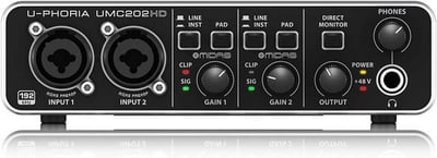 UMC202HD-كرت صوت BEHRINGER ب2 خط interface
