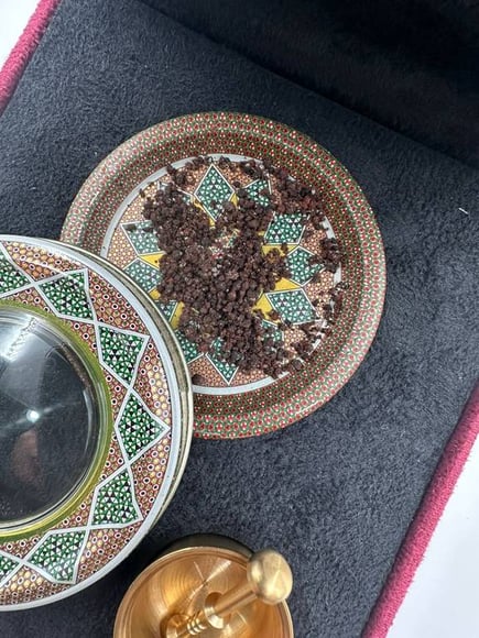 بودرة تراب مسك الغزال الطبيعي الخام 1 جرام