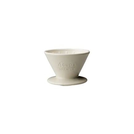 SCS brewer 4cups Ceramic white