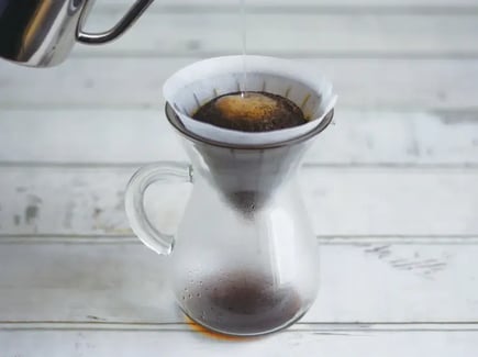طقم إبريق قهوة بلاستيك ٦٠٠ مل
