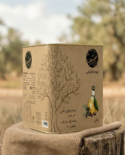 زيت زيتون بلدي بكر ممتاز 5 لتر 