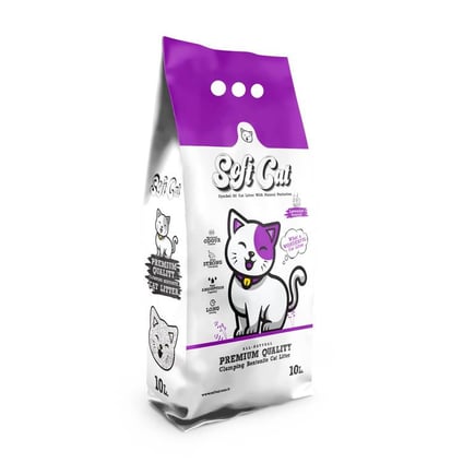 رمل سوفت كات التركي برائحة اللافندر 10L بجودة عالية