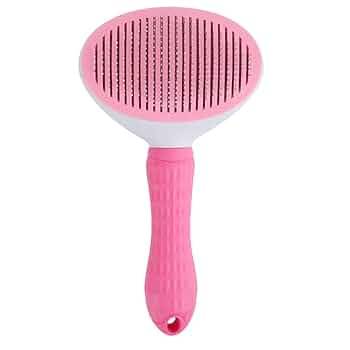 Self-Cleaning Slicker Brush Comb - Best Pet Cat Dog Grooming Long Short Hair
