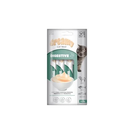 إم بت مكافأة للقطط - للهضم الصحي - لحم غنم وتونا وسلمون