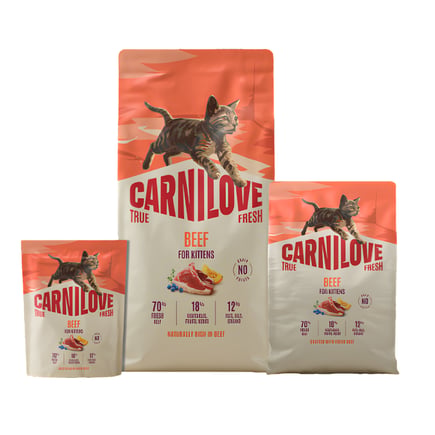 Carnilove True Fresh Cat Dry Beef for Kittens