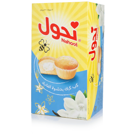 كب كيك نحول بالفانيلا