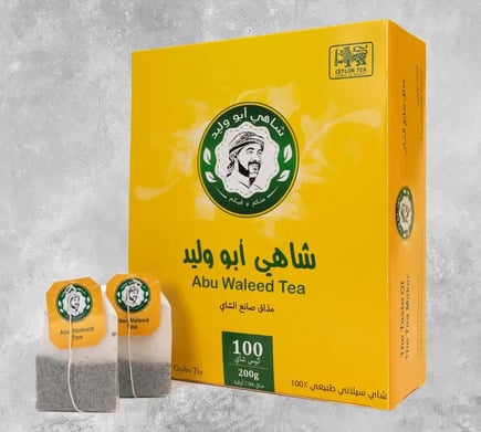 شاهي أبو وليد, شاي أسود, 100 كيس