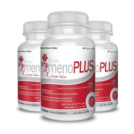  مينو بلس -3 عبوات (لتخفيف اعراض انقطاع الطمث)- Meno Plus - (to relieve menopausal symptoms) - Pack of 3