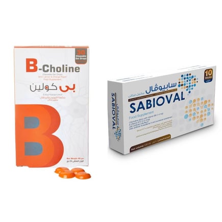 بكج الذاكرة والتركيز ( سابيوفال مع بي كولين ) - Sabioval + BCholine