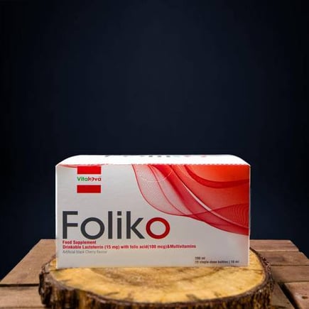 فوليكو-- حمض الفوليك مع اللاكتوفرين- 20 عبوة Foliko