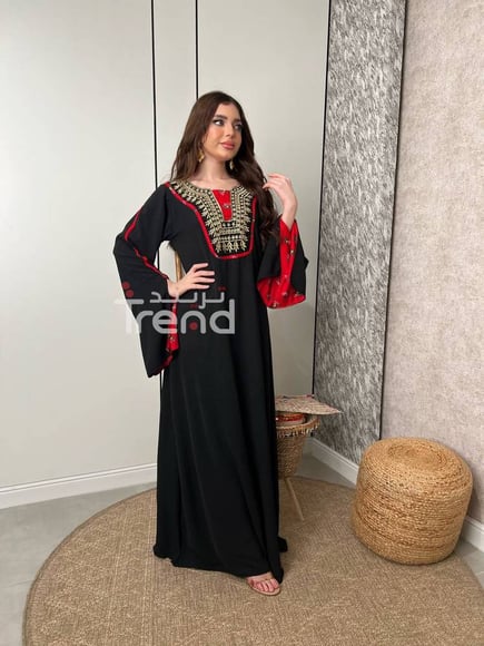 جلابية شالكي (اسود)