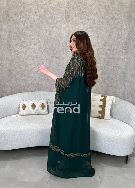 جلابية شيفون مطرزة 17