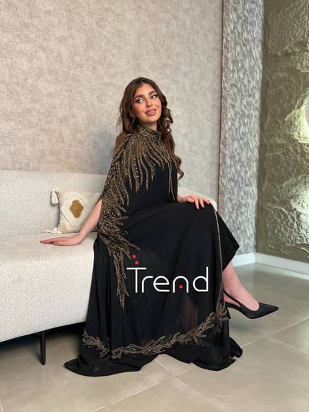 جلابية شيفون مطرزة  24 