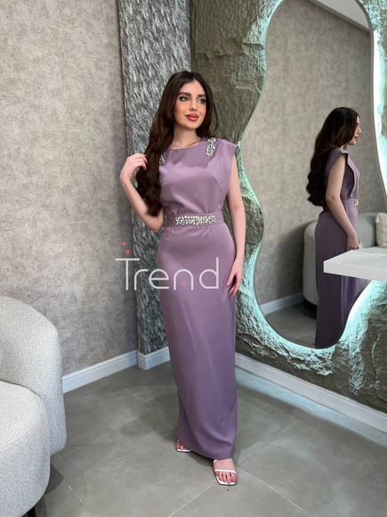 فستان ميرفا موف فاتح 