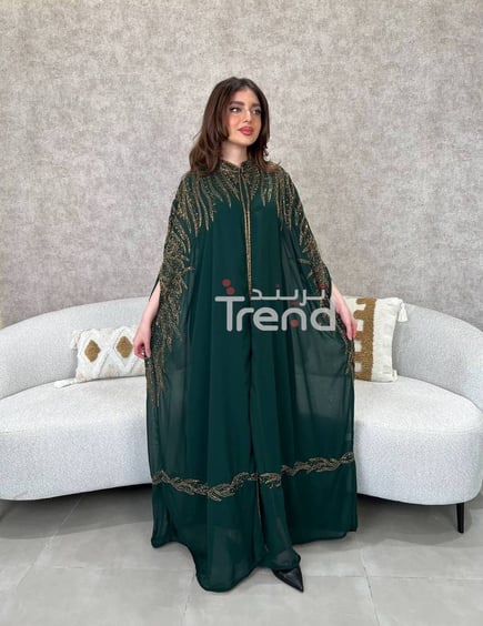 جلابية شيفون مطرزة 17