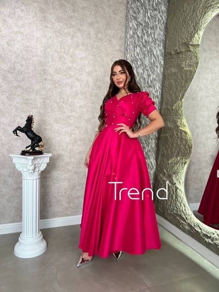 فستان سهرة فوشي 