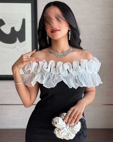 فستان  انيق اوف شولدر 