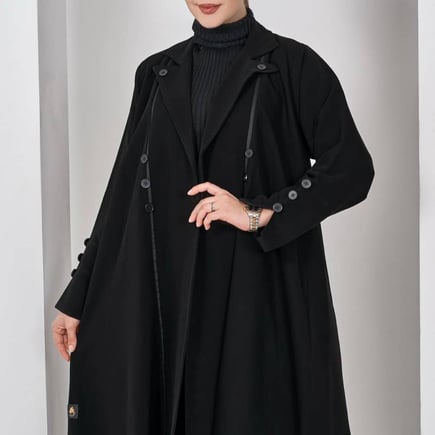 عباية كريب ازرار