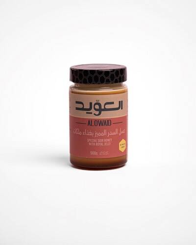 عسل السدر المميز بغذاء الملكات 500جم
