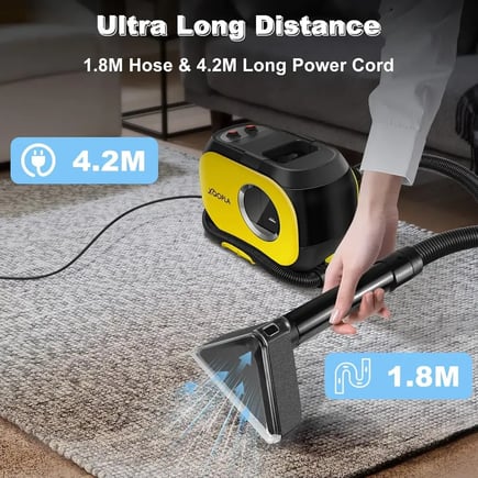 Cleaner, Lightweight Handheld Deep Cleaner Machine for Pet Stains, Sofa, Rug, Mattress, Car Seat and Curtain