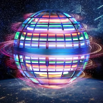 كرة طائرة ذكية بمستشعر حركة وإضاءة LED متطورة