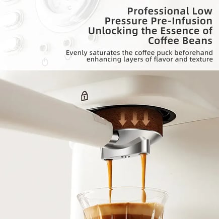 DIVEDEER Coffee Machine Is An Italian Semi-automatic Home Office High Pressure Concentrated Steam Milk Coffee Maker