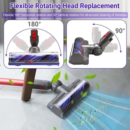 رأس منظف مكنسة دايسون V10 V11 V7 V8 V15 LED