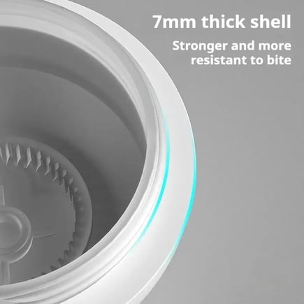 كرة ذكية تفاعلية للحيوانات الأليفة مع إضاءة RGB ودوران تلقائي USB