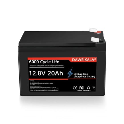 بطارية ليثيوم 12 فولت 20 أمبير LiFePO4 DeepCycle