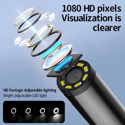كاميرا فحص 1080P شاشة 4.3 بوصة مقاومة للماء IP67