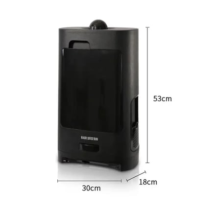 1400W Smart Hair Dryer Dust Collector - Professional Hair Salon Vacuum System for Broken Hair & Debris Removal