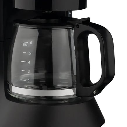 Electric Drip Coffee Maker, Compact Coffee Maker with Reusable Filter, Hot Plate and Coffee Pot
