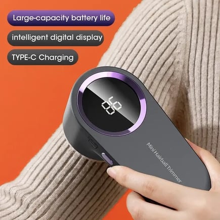 مزيل وبر كهربائي مزود بشاشة LED، قابل للشحن USB